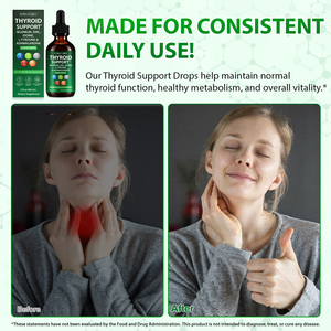 Integratore Liquido per il Supporto della Tiroide, Vegano, Senza Alcool, 60ml, <span class=keywords><strong>con</strong></span> Selenio, <span class=keywords><strong>Zinco</strong></span>, Iodio e Vitamine, Etichetta Privata all'Ingrosso - Product Image 2