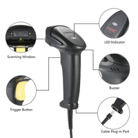 YHDAA 2D CMOS Scanning Gun Support OEM Lector De Código De Barras USB Wired Barcode Reader Scanner para sistema Pos