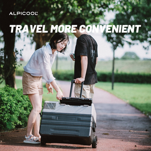 Réfrigérateur-congélateur de voiture NX42 tendance Alpicool avec commande par application téléphonique, compresseur CC, 43,5 l, mobile, fourgon, 24v <span class=keywords><strong>12v</strong></span>, avec batterie - Product Image 4