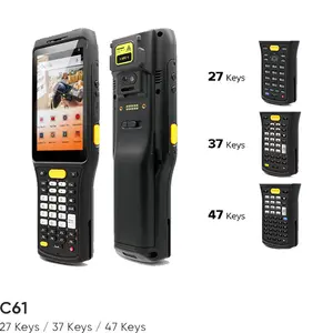 Palm One-escáner de código de barras para inventario, funda de escáner Industrial, Android 11, almacén, Pda, 37 teclas, portátil, recolector de datos