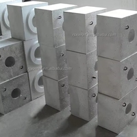 Poröser Plug Well Block Feuerfester Düsen ziegel Pfannen düsens tein