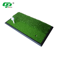 Mat Golf Mini Portabel GAOPIN GP-1016 Dual-Turf Laris Manis, Tahan Lama untuk Latihan Memukul dan Chipping di Dalam dan Luar Ruangan