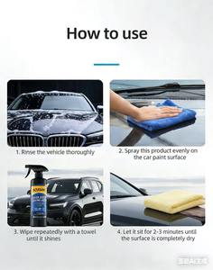 Spray de Revêtement Rapide pour Voiture, Nouveau Agent de Revêtement à Effet Rapide 2026 pour Voiture, Sprays de Cire et Polissage 3-en-1 Haute Protection Sans Eau - Product Image 2