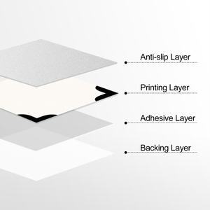 Carrelage de sol en vinyle auto-adhésif Jorunns <span class=keywords><strong>30x30</strong></span> cm Carreaux de sol en plastique pour cuisine Chambre à coucher Revêtement de sol stratifié Salle de bain - Product Image 3