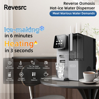 Petit distributeur d'eau de comptoir en plastique à osmose inverse RO, machine à crème glacée automatique chaude et froide électrique de bureau