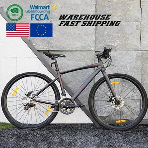 PHOENIX-Bicicleta de grava de aluminio, bici de carreras de 16 velocidades, 700c, entrega en 3 días