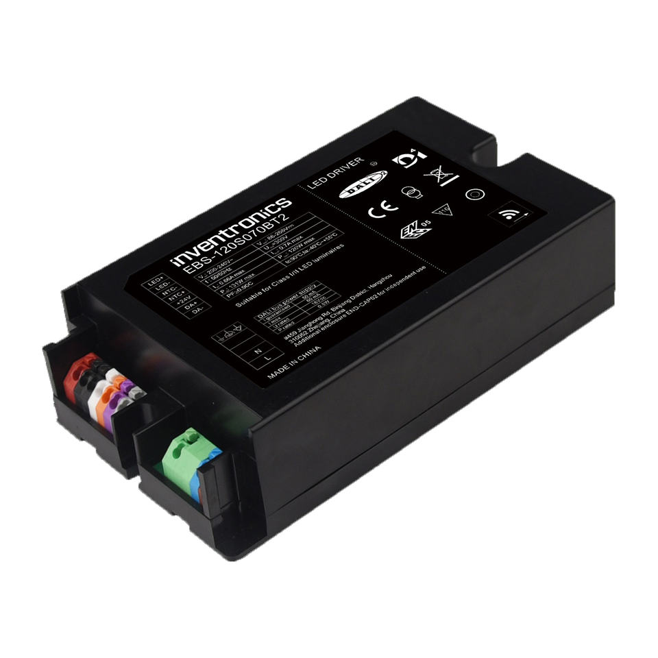 Inventronics Led Driver Inventronics 120W LED Driver EBS-120S070BT2 D4i Dali Dimming Driver for ...