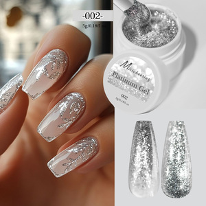 Esmalte de Gel con Brillo Platino Dorado 5g, Gel UV de Alta Densidad con Destellos de Diamante para Arte de Uñas, Personalizado OEM - Product Image 6