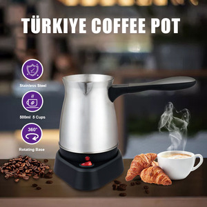 Turkish Coffee Pot Stainless Steel Electric Kettle For Coffee <b>Tea</b> Milk <b>Tea</b> Brewing European Standard 220V - Product Image 4