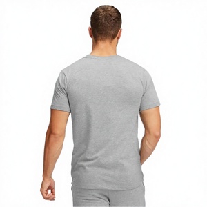 DX007 Men's Solid Loose T-shirts Eco-Friendly 100% Cotton Customizable <b>Extra</b> <b>Large</b> Sports Wear Blank Casual Black White T-shirts - Product Image 3