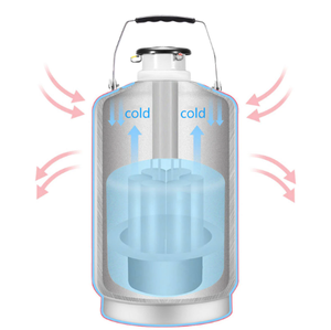Tanque de Almacenamiento de Semen Criogénico YDS-20-125, Contenedor de Nitrógeno Líquido, Precio del Contenedor de Semen de 20 Litros - Product Image 6
