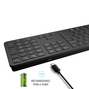 Teclado Inalámbrico de Tamaño Completo para Oficina, Teclado Inalámbrico de 2.4g para hp Probook 440 G1 - Product Image 2