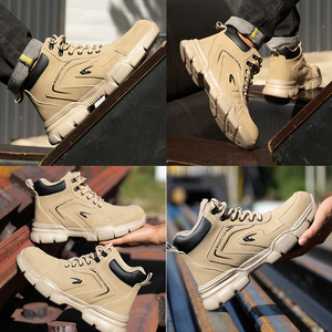 Zapatos de seguridad antiperforación cálidos, calzado de trabajo personalizado, nuevo, para Otoño e Invierno - Product Image 6