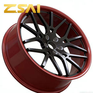 Rines Forgiato de Aleación de Aluminio de 20", 22", 24" y 19", Rines Cóncavos Rojos 5x114.3 para Benz Clase A, Clase C, Clase E, Clase S - Product Image 1