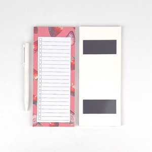 Bloc-notes personnalisé imprimé au format B5, mignon bloc-notes magnétique auto-adhésif avec 60 pages intérieures, reliure à feuilles mobiles pour réfrigérateur - Product Image 4