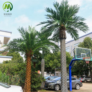 Palma Artificiale di Grandi Dimensioni, Resistente al Vento, Stile Tropicale, Aspetto Realistico, Palma Finta Anti-UV per Hotel e Parchi a Tema - Product Image 2