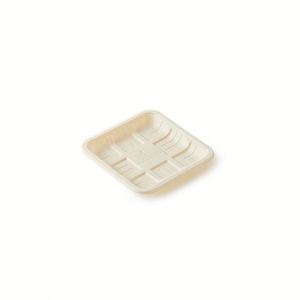 Plateau de service grand format en amidon de maïs CPLA blanc, biodégradable et compostable, de haute qualité, robuste, jetable et écologique pour la viande et les fêtes - Product Image 1
