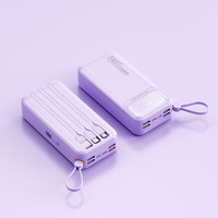 Batterie externe portable haute capacité 30000mAh 22.5W chargeur de batterie externe à charge rapide pour iPhone iPad et plus