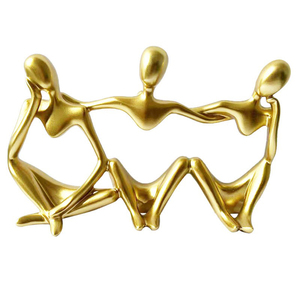 Decorazione Souvenir Astratta in Tre Pezzi - Serie Simple Thinker - Product Image 1