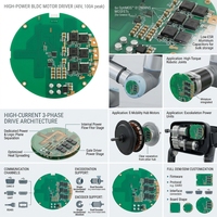 Module de commande PCB pour exosquelette de robot-chien avec encodeurs simples ou doubles, prend en charge divers protocoles 72V