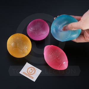 ของเล่นบีบลดความเครียด JO Brand Mini Sport Ball ทำจากวัสดุ TPR ยืดหยุ่นได้ เหมาะสำหรับเด็กอายุ 5-7 ปี ขายส่ง - Product Image 4