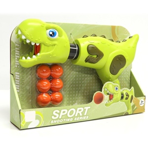 Juego de Disparos Interactivo Electrónico de Plástico BGL para Exteriores, Pistola de Juguete de Dinosaurio Aerodinámica con Balas Suaves para Niños - Product Image 1