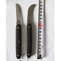Couteau de poche d'extérieur avec manche en plastique, design pliable pour le camping, la survie, EDC, couteaux tactiques à légumes avec clip