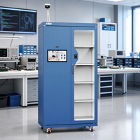 Prototipo Electrónico de Gabinete RFID de Doble Puerta para R&D, Proyecto Confidencial de Seguimiento de Hardware con Acceso Multibiométrico y SDK