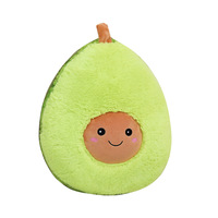 Groothandel Kinderen Cartoon Dieren Zachte Kawaii Schattige Pluche Kussen Fruit Avocado Gevulde Pluche Pop Speelgoed