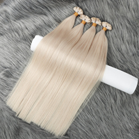 Extensions de cheveux naturels en gros, kératine italienne pré-collée, Remy double drawn, pointes en U, pointes plates, pointes en K, extensions de cheveux humains