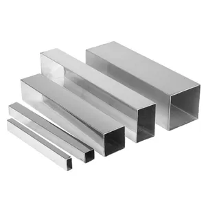 Tuyaux carrés en acier inoxydable 20x20 40x40 50x50 60x60 <span class=keywords><strong>80x80</strong></span> 100x100, tubes carrés en acier inoxydable - Product Image 1