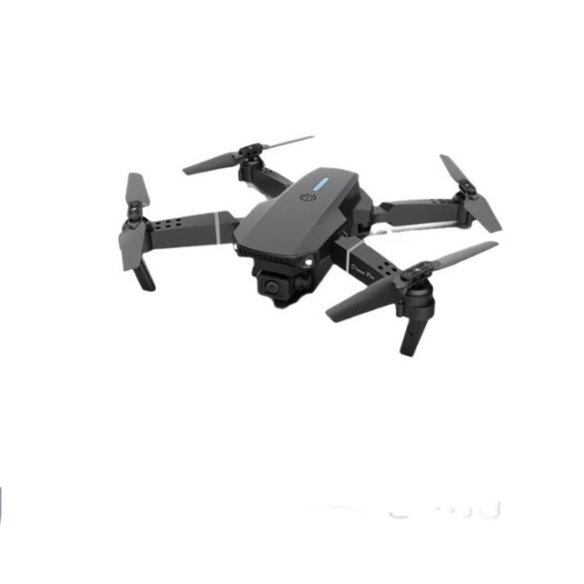 E88 Pro Foldable Mini Beginner Drone 4K Dual Camera VR 3D Mode 10-Minute Flying Range Plastic 4-axis Gyro WiFi FPV App Remote