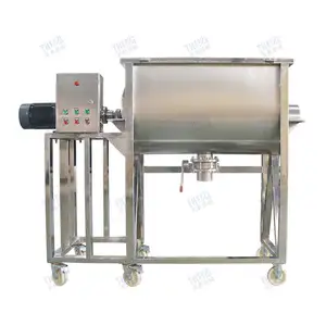 mixer machine for washing powder ribbon mixer heating horizontal blender made in China