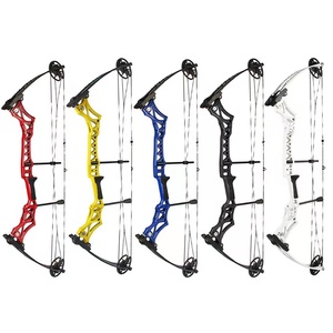 Bata Hitop Cnc Machine à arc composé de flèches, 2 pièces, balles de combat et flèches, pour la chasse, puissance de 60lbs - Product Image 1