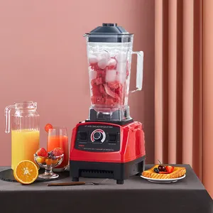 hot sell 2 in 1 heavy duty Commercial kitchen household fresh fruit juicer electrical silver crest smoothie mixer blender