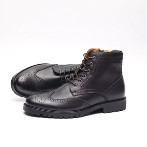 Botas de Trabajo de Cuero Genuino Amish Vintage de Lujo para Hombre, Impermeables, con Cordones, Construcción Goodyear Welted, Empeine de Cuero Resistente - Product Image 3
