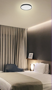 Plafonnier LED rond en aluminium de 16 pouces 30W, 5 températures de couleur sélectionnables, montage en surface, éclairage moderne pour salle de bain et intérieur - Product Image 4