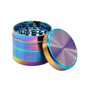 Nueva llegada logotipo personalizado hilo magnético Aleación de Zinc molinillo de hierbas secas molinillo de Metal de estilo clásico para la venta al por mayor - Product Image 1