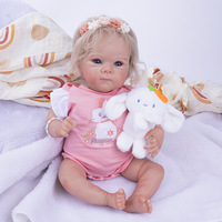 Boneka Bayi Reborn Realistis Bettie 46cm 18 Inch dengan Detail Kulit 3D yang Dilukis, Boneka Seni Premium, Hadiah Ideal untuk Kolektor