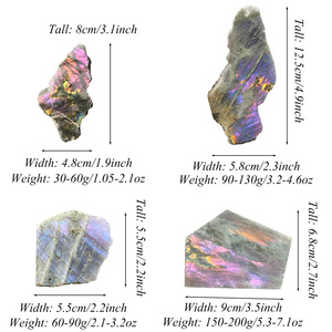 All'ingrosso naturale colorato taglio di <span class=keywords><strong>Labradorite</strong></span> intagli cristalli pietre curative alla rinfusa minerale esemplare - Product Image 2