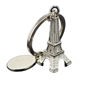 Tháp <span class=keywords><strong>Eiffel</strong></span> Keychain Retro Keychain trang trí Ví Charms tượng mô hình prom Keychain pháp thể thao cuộc họp quà lưu niệm - Product Image 1