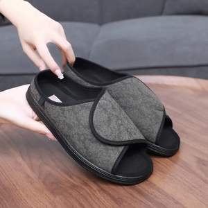 Women's <b>Diabetic</b> Shoes House <b>Slipper</b> for Women Extra Wide Adjustable Straps Spring Shoes Cozy Loafer - Product Image 4