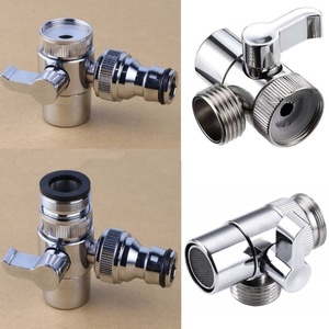 Male 24MM Brass Quick Connector Nozzle, Bathroom Shut off Diverter Valve Faucet <b>Adapter</b> Aerator <b>Switch</b> - Product Image 3