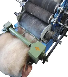 O padrão do CE Europa pequena máquina de cardar para a fiação de lã