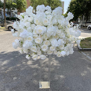 Mini bouquet de roses artificielles pour mariage, décoration de salon, arrangement floral, rose dégradée - Product Image 5