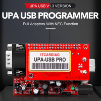 Programmateur USB UPA USB PRO V1.3 SN:050D5A5B pour la reprogrammation de puces ECU avec script de 350 Mo, adaptateur EEPROM complet avec fonctions NEC, compatible Win 10