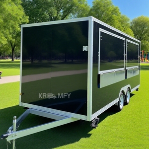 Remorque de luxe en fibre de verre pour la vente de glaces, équipement de cuisine personnalisé pour la restauration, camion de café de haute qualité, remorque de boulangerie mobile pour bonbons et chips - Product Image 3