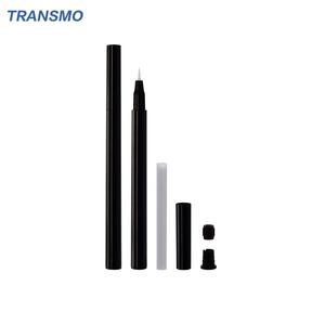 Envase de Plástico Negro Vacío para Delineador de Ojos, Precio de Fábrica, Forma Cilíndrica con Núcleo de Algodón para Productos de Belleza y Cosméticos - Product Image 1