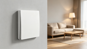 IP65 à prova de água 1 gangue sem bateria RF433MHz Dispositivo moderno casa inteligente interruptor cinético auto alimentado sem fio - Product Image 5