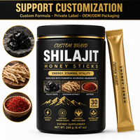 Bâtonnets de miel de Shilajit pur, résine authentique, 600 mg, extrait de Shatavari, safran brut, non destiné aux femmes enceintes, sachet pratique et portable